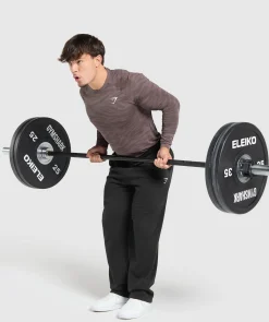 Heren Gymshark T-shirts*Geo Animal Seamless Long Sleeve T-Shirt
