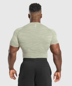 Heren Gymshark T-shirts*Geo Animal Seamless T-Shirt