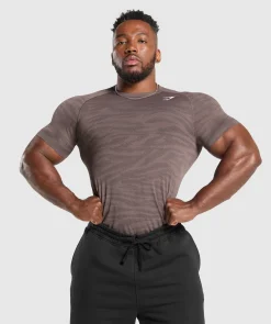 Heren Gymshark T-shirts*Geo Animal Seamless T-Shirt
