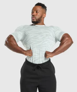Heren Gymshark T-shirts*Geo Animal Seamless T-Shirt