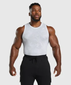 Heren Gymshark Tanktops|T-shirts*Geo Seamless Tank