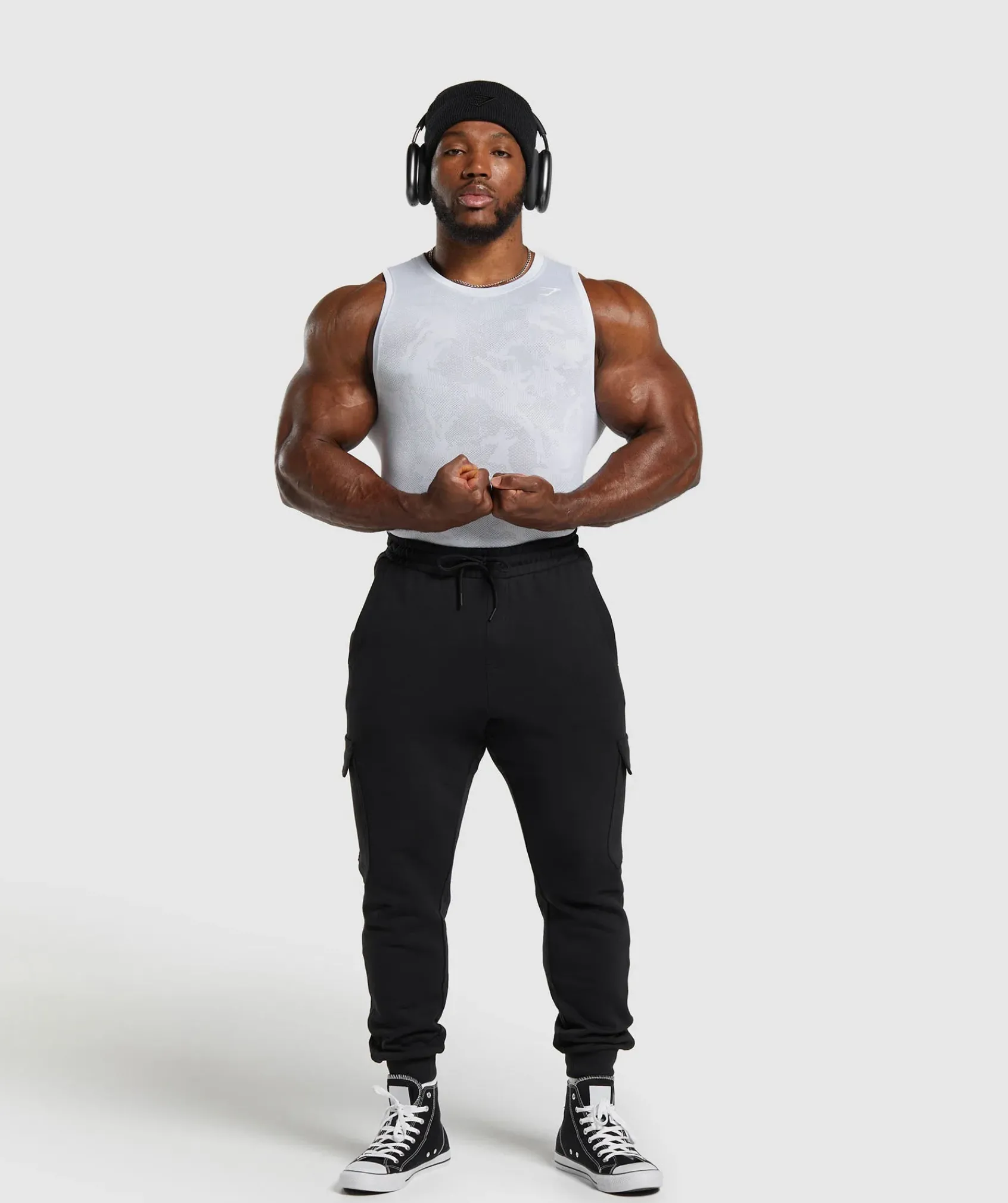 Heren Gymshark Tanktops|T-shirts*Geo Seamless Tank
