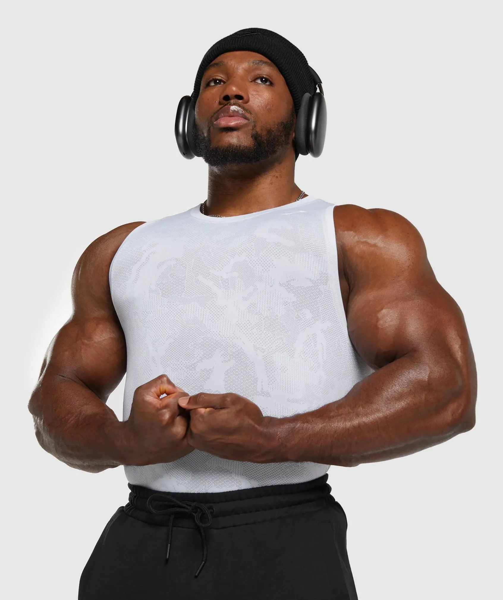Heren Gymshark Tanktops|T-shirts*Geo Seamless Tank