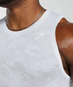 Heren Gymshark Tanktops|T-shirts*Geo Seamless Tank