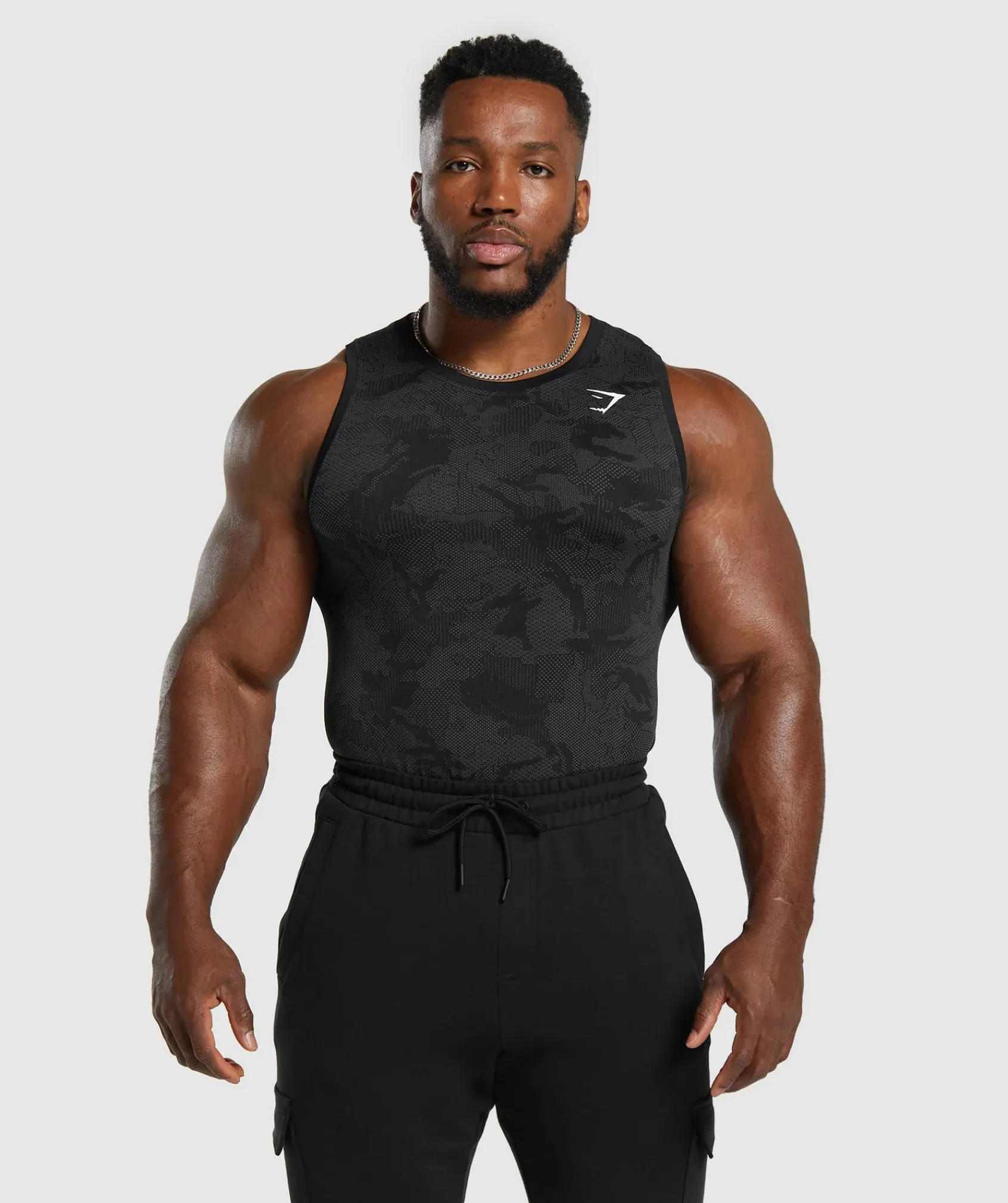 Heren Gymshark Tanktops|T-shirts*Geo Seamless Tank
