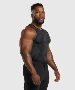 Heren Gymshark Tanktops|T-shirts*Geo Seamless Tank