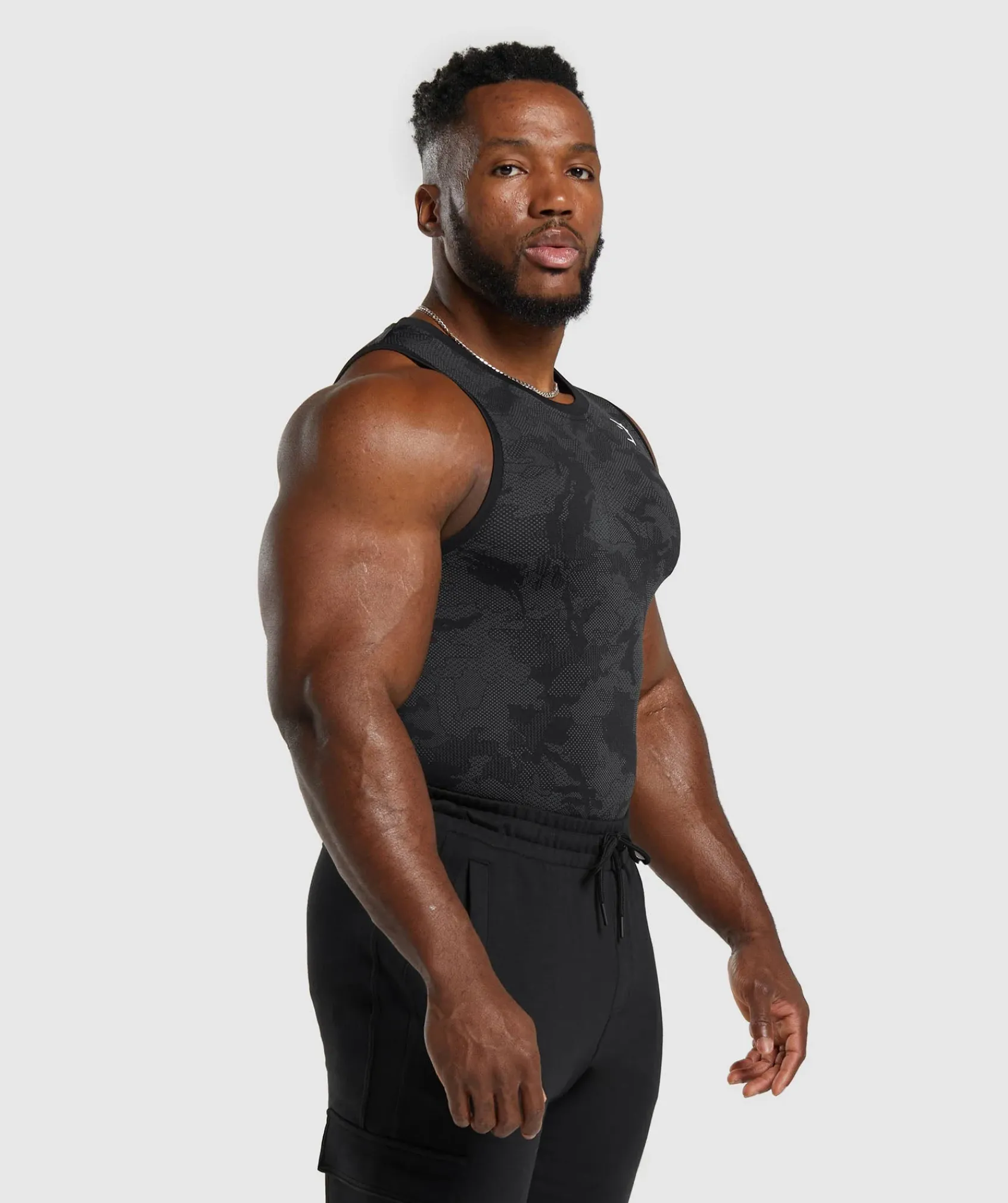 Heren Gymshark Tanktops|T-shirts*Geo Seamless Tank
