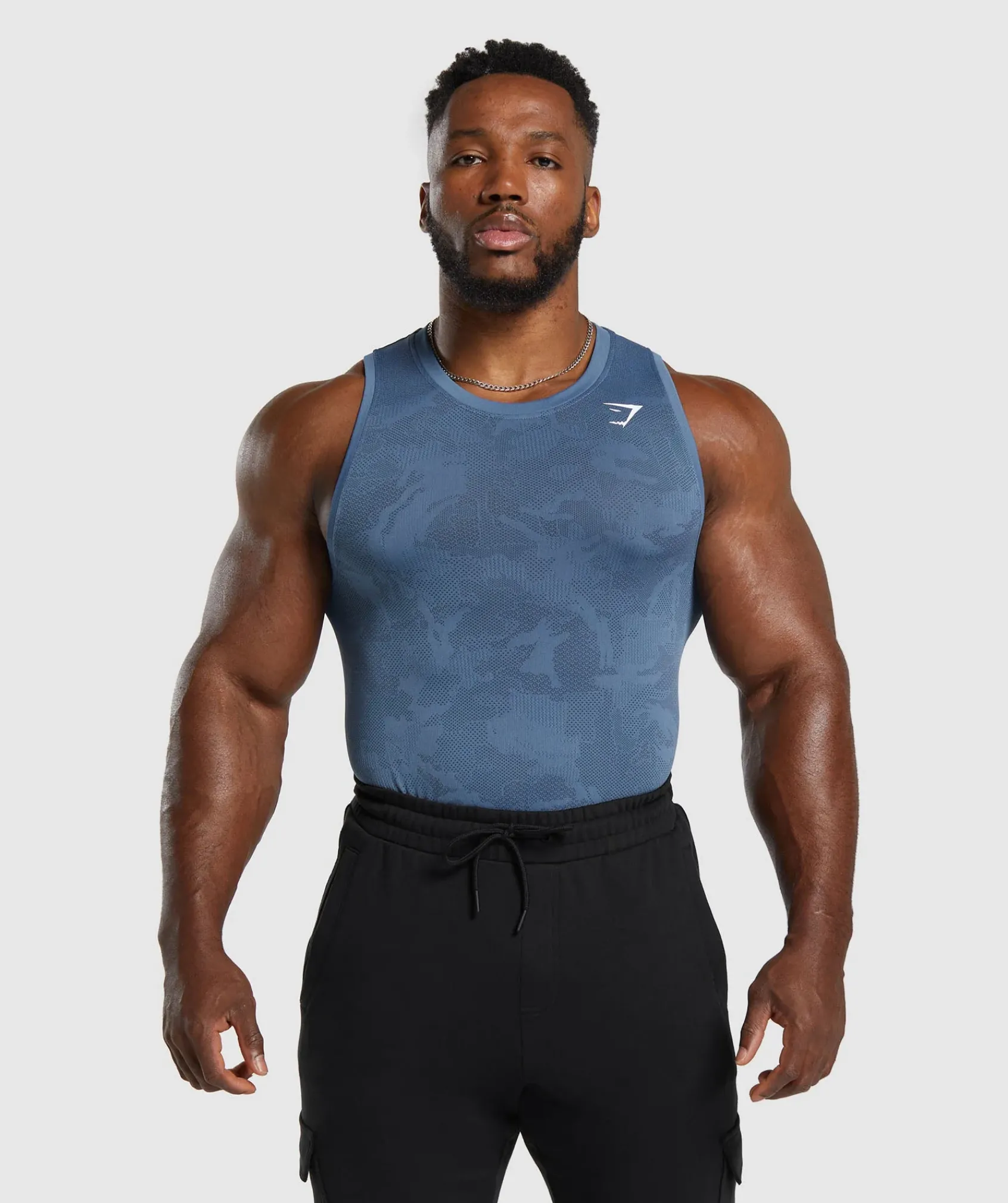 Heren Gymshark Tanktops|T-shirts*Geo Seamless Tank