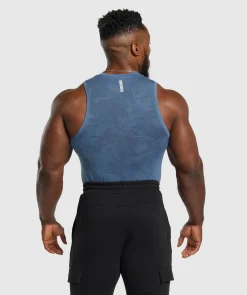 Heren Gymshark Tanktops|T-shirts*Geo Seamless Tank