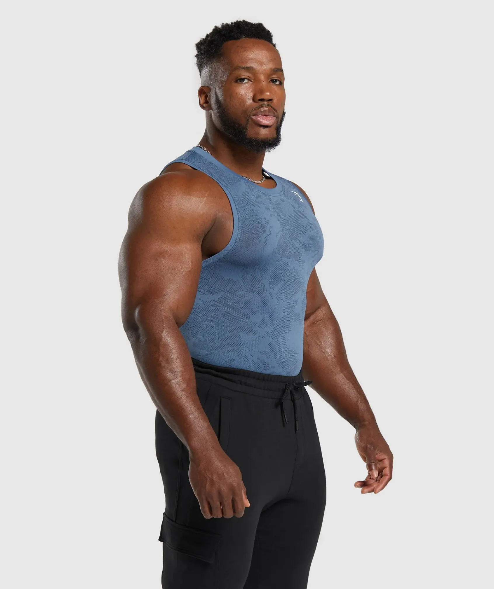 Heren Gymshark Tanktops|T-shirts*Geo Seamless Tank