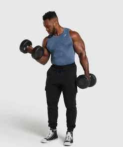 Heren Gymshark Tanktops|T-shirts*Geo Seamless Tank
