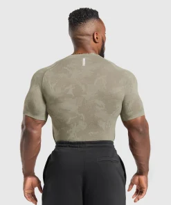 Heren Gymshark T-shirts*Geo Seamless T-Shirt