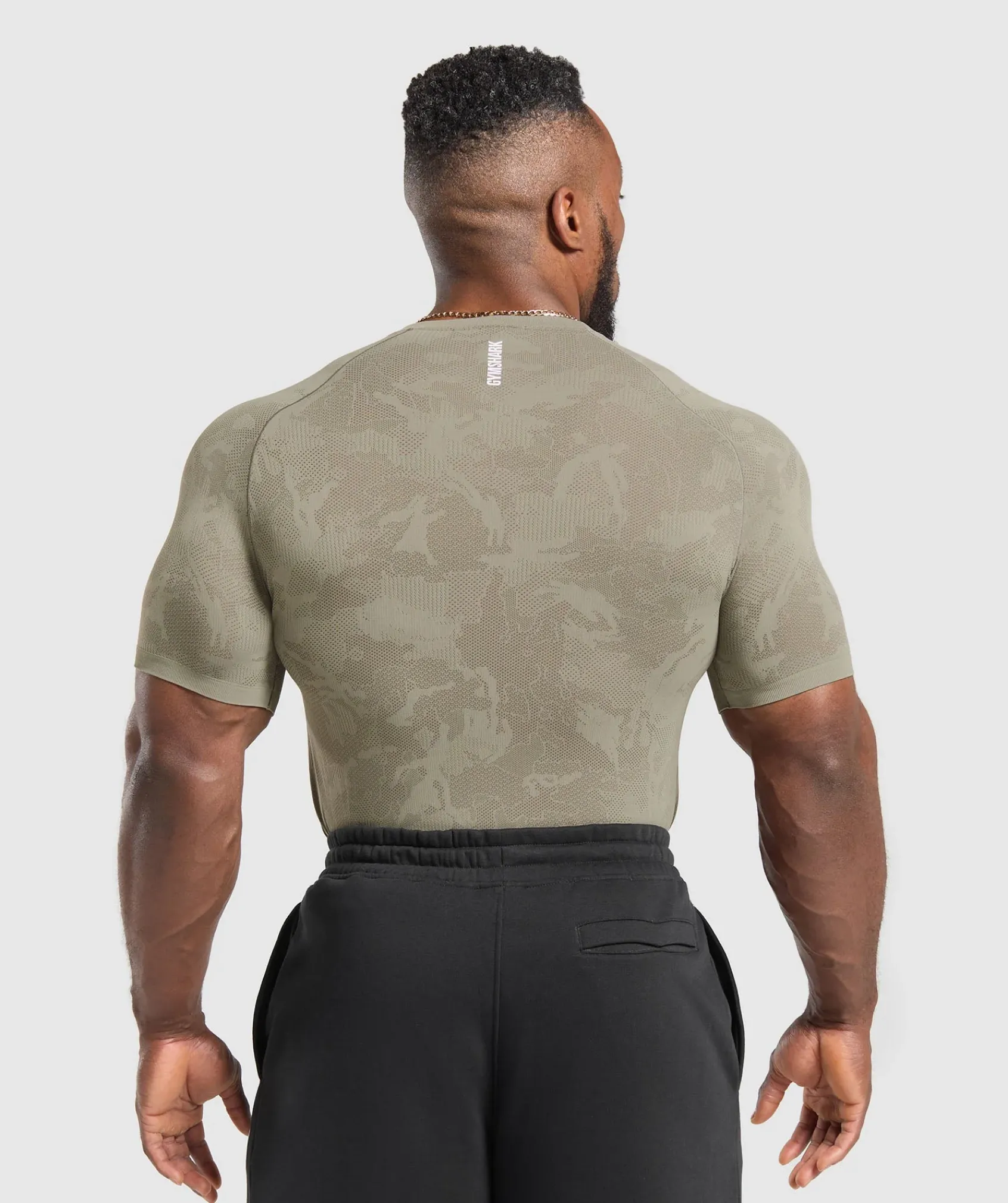 Heren Gymshark T-shirts*Geo Seamless T-Shirt