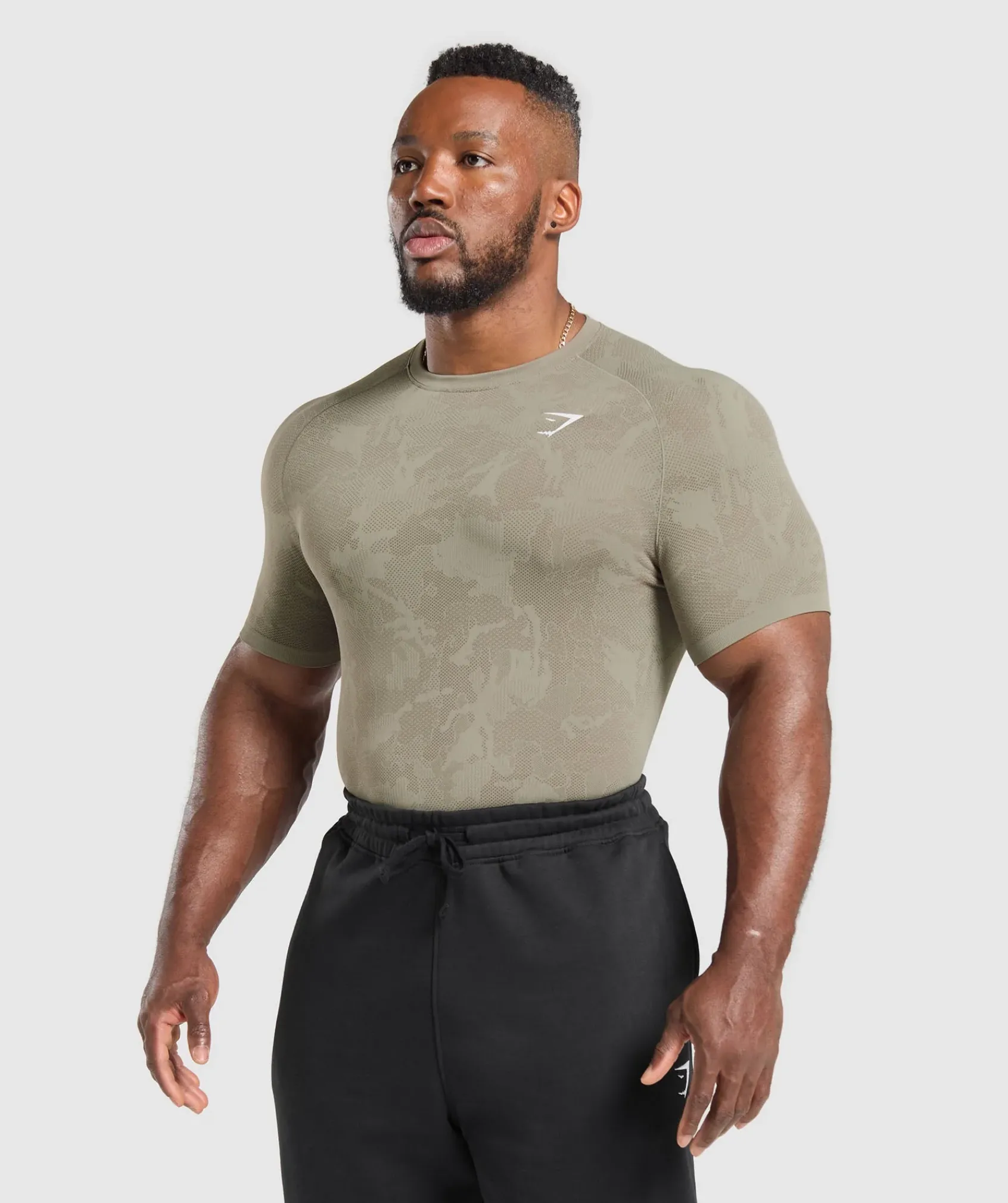 Heren Gymshark T-shirts*Geo Seamless T-Shirt