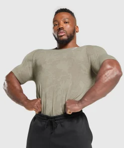 Heren Gymshark T-shirts*Geo Seamless T-Shirt