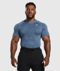 Heren Gymshark T-shirts*Geo Seamless T-Shirt