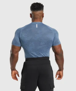 Heren Gymshark T-shirts*Geo Seamless T-Shirt