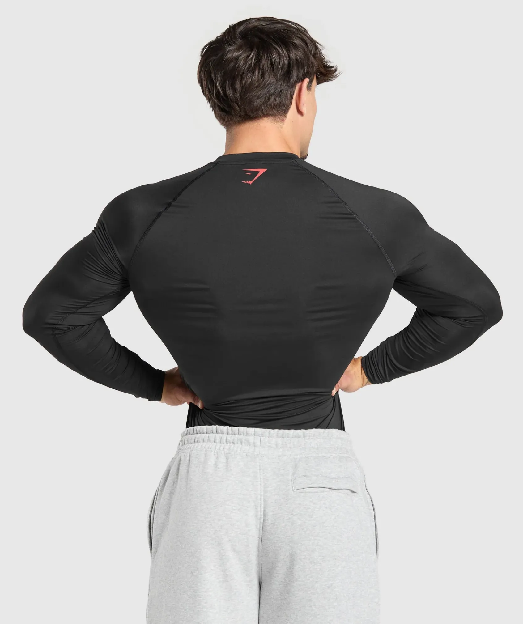 Heren Gymshark Compressie|T-shirts*Graphic Baselayer Long Sleeve T-Shirt