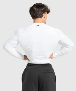 Heren Gymshark Compressie|T-shirts*Graphic Baselayer Long Sleeve T-Shirt