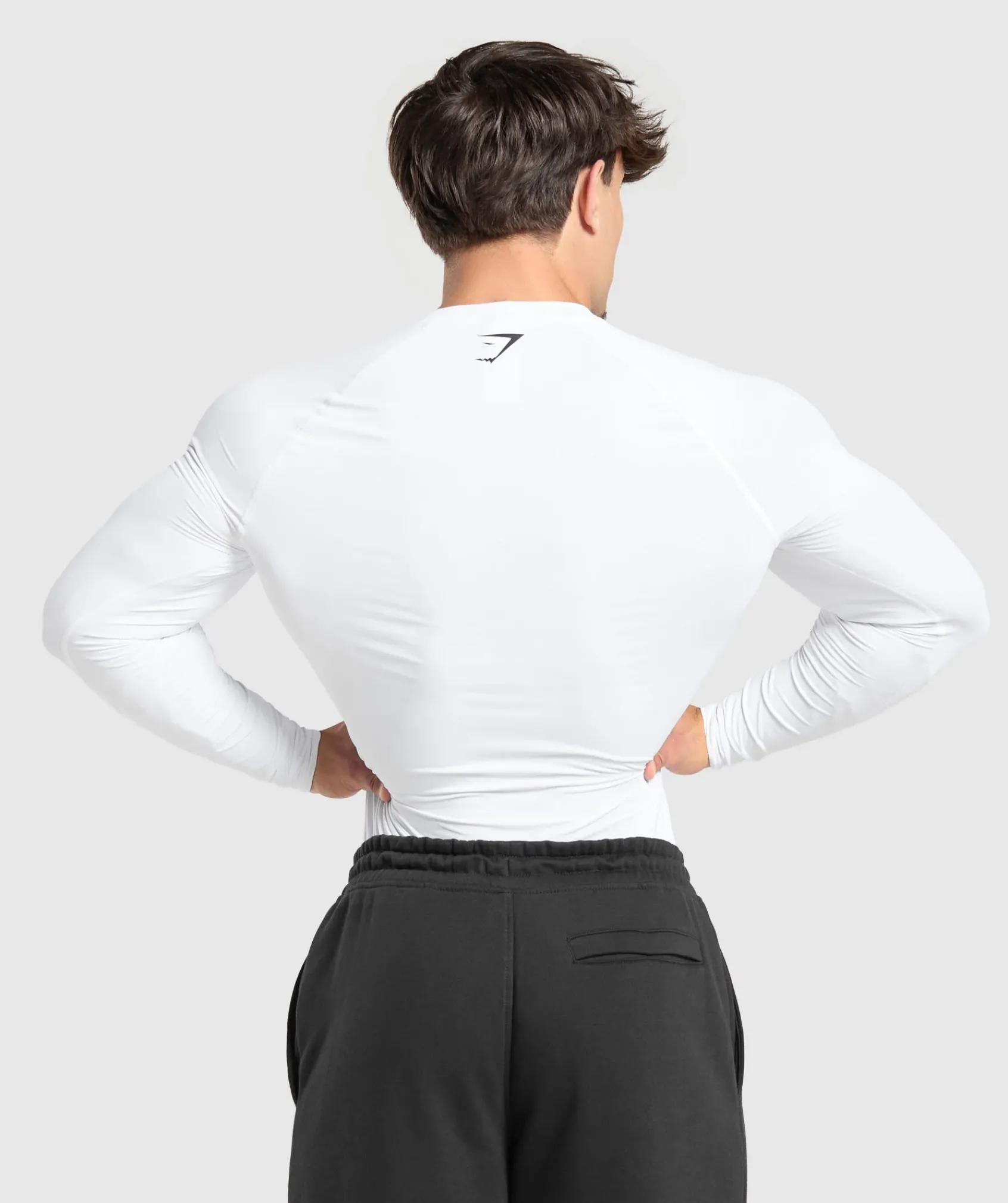 Heren Gymshark Compressie|T-shirts*Graphic Baselayer Long Sleeve T-Shirt