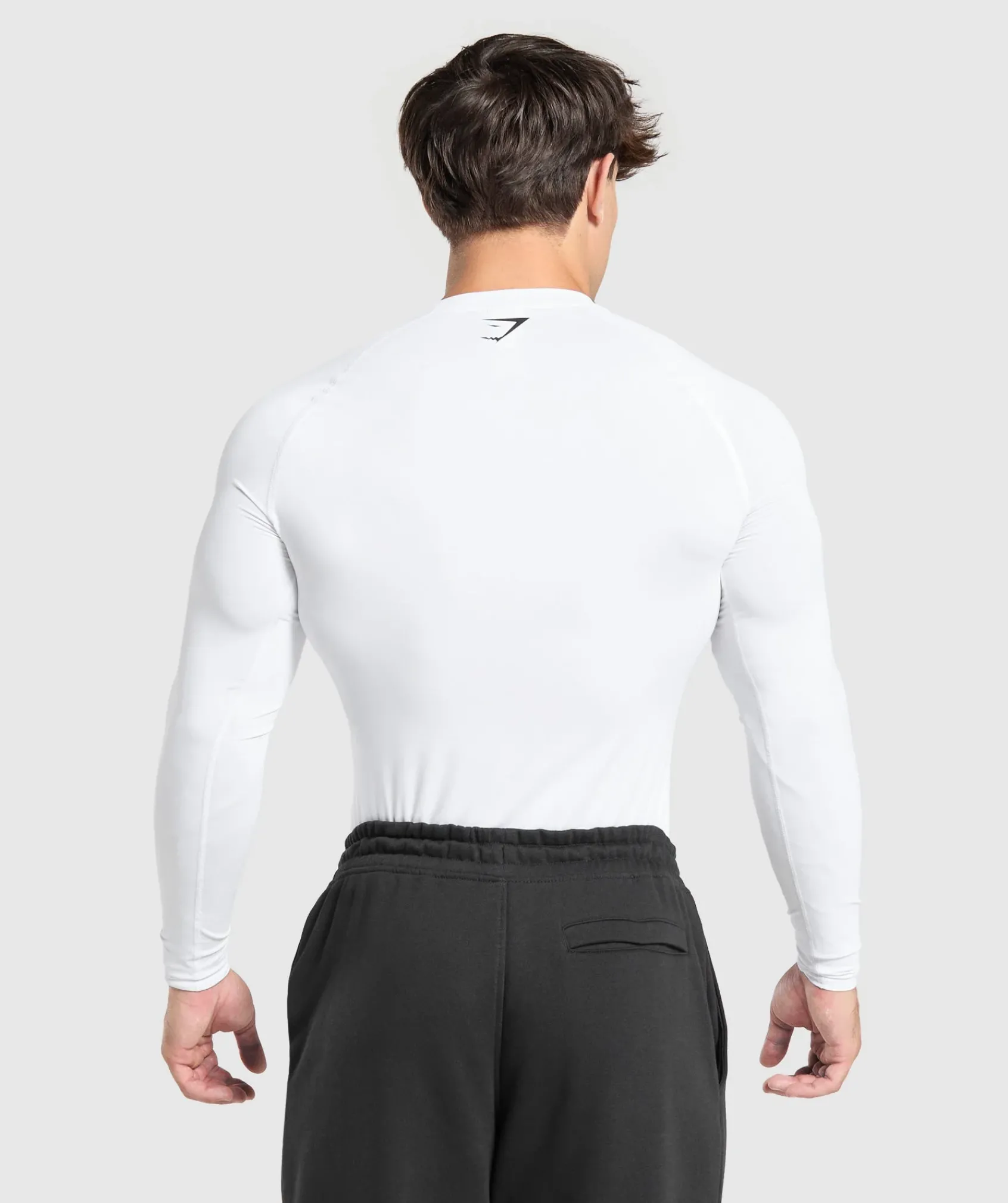 Heren Gymshark Compressie|T-shirts*Graphic Baselayer Long Sleeve T-Shirt