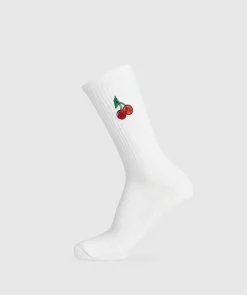 Gymshark Sokken Met Print|Sportsokken*Graphic Cherries Crew Sock Single