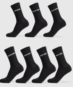 Gymshark Sokken Met Print|Sportsokken*Graphic Crew Socks 7PK