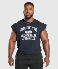 Heren Gymshark Tanktops*Graphic Cut Off T-Shirt