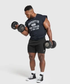Heren Gymshark Tanktops*Graphic Cut Off T-Shirt
