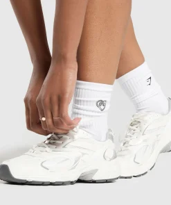 Gymshark Sokken Met Print|Sportsokken*Graphic Heart Crew Sock Single