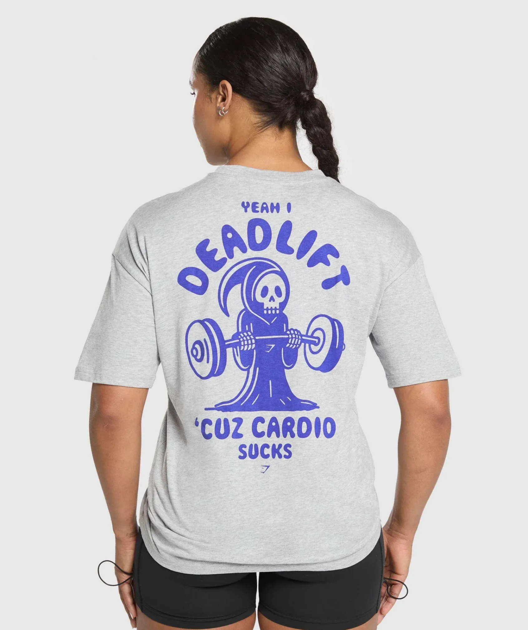 DAMES Gymshark T-shirts*Graphic Reaper Oversized Tee