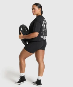 DAMES Gymshark T-shirts*Graphic Reaper Oversized Tee