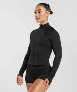DAMES Gymshark Sportjacks*GS Power Midi Zip Up Jacket