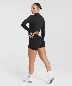 DAMES Gymshark Sportjacks*GS Power Midi Zip Up Jacket