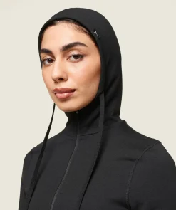 DAMES Gymshark Bedekkende Sportkleding|Sportjacks*GS x Leana Deeb Hooded Midi Top
