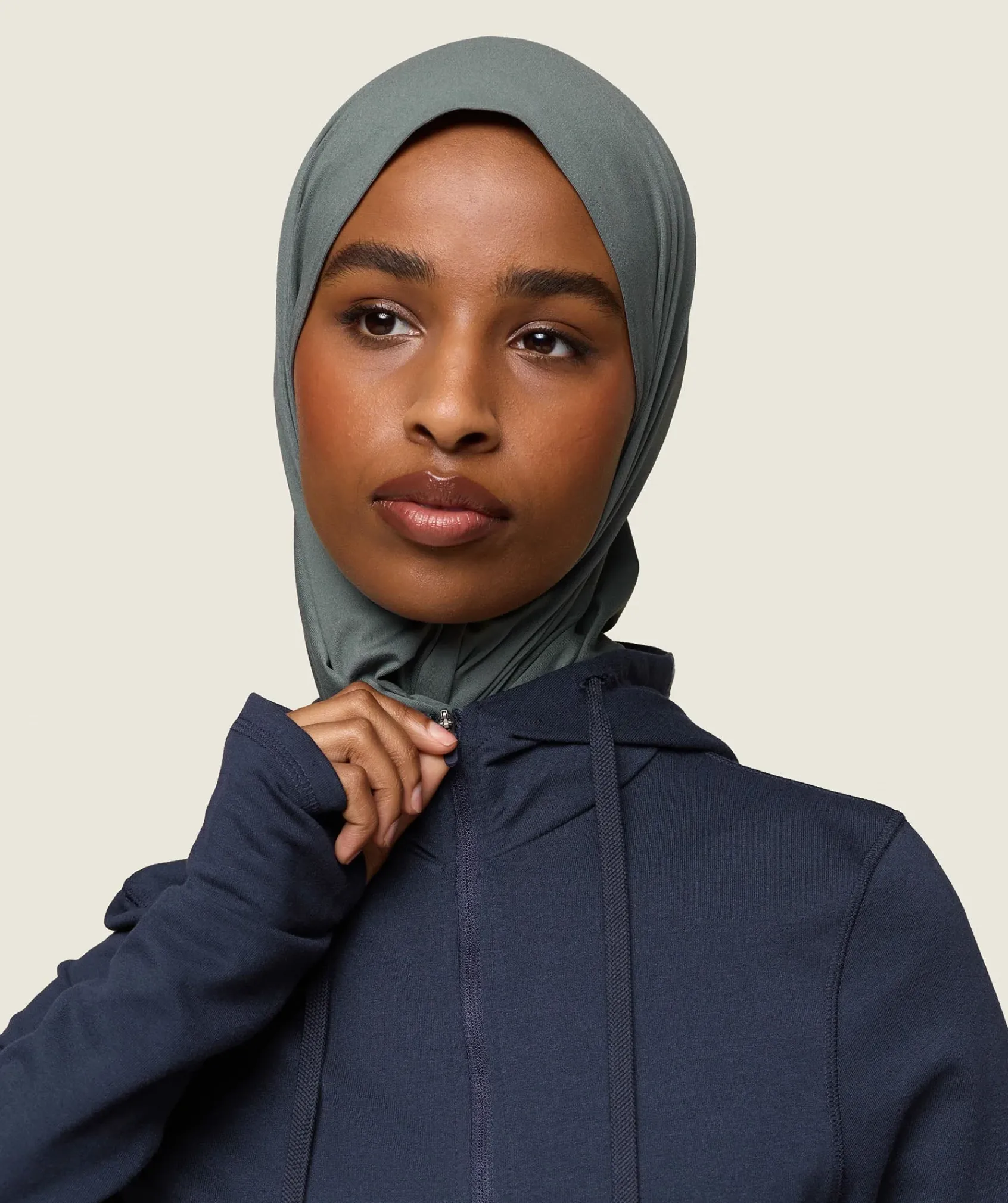 DAMES Gymshark Bedekkende Sportkleding|Sportjacks*GS x Leana Deeb Hooded Midi Top
