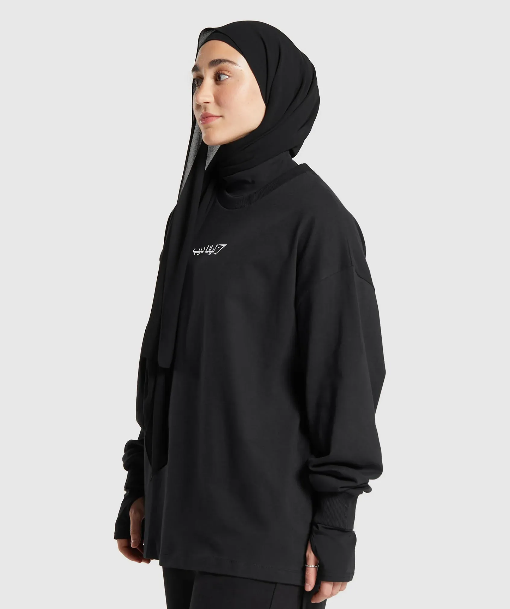DAMES Gymshark Bedekkende Sportkleding|T-shirts*GS X Leana Deeb Oversized Long Sleeve Top