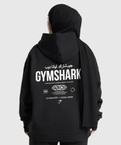 DAMES Gymshark Bedekkende Sportkleding|Hoodies & Truien*GS X Leana Deeb Oversized Graphic Hoodie