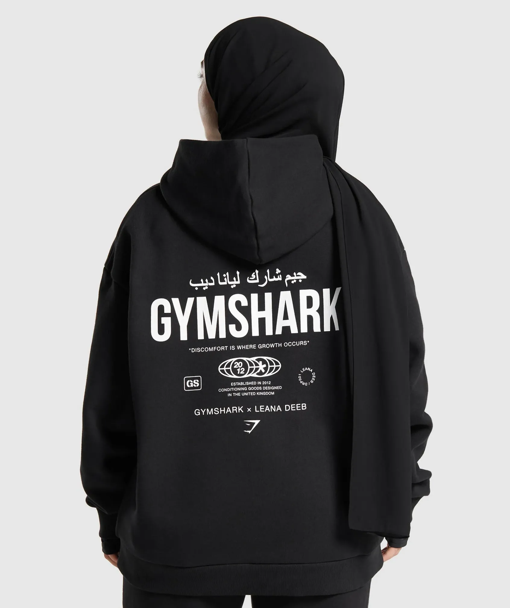 DAMES Gymshark Bedekkende Sportkleding|Hoodies & Truien*GS X Leana Deeb Oversized Graphic Hoodie