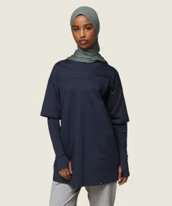 DAMES Gymshark Bedekkende Sportkleding|Hijab*GS x Leana Deeb Oversized T-shirt