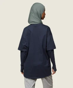 DAMES Gymshark Bedekkende Sportkleding|Hijab*GS x Leana Deeb Oversized T-shirt