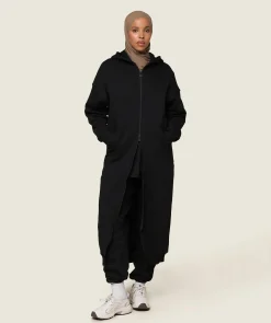 DAMES Gymshark Bedekkende Sportkleding|Sportjacks*GS x Leana Deeb Oversized Longline Zip Through