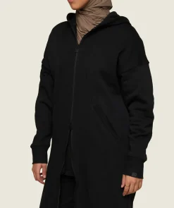 DAMES Gymshark Bedekkende Sportkleding|Sportjacks*GS x Leana Deeb Oversized Longline Zip Through