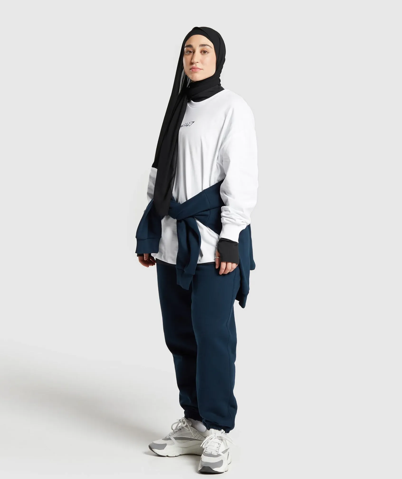 DAMES Gymshark Bedekkende Sportkleding|T-shirts*GS X Leana Deeb Oversized Long Sleeve Top