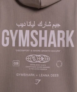 DAMES Gymshark Bedekkende Sportkleding|Hoodies & Truien*GS X Leana Deeb Oversized Graphic Hoodie