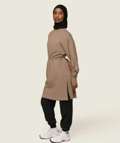 DAMES Gymshark Bedekkende Sportkleding|Sportjumpsuit*GS x Leana Deeb Tunic
