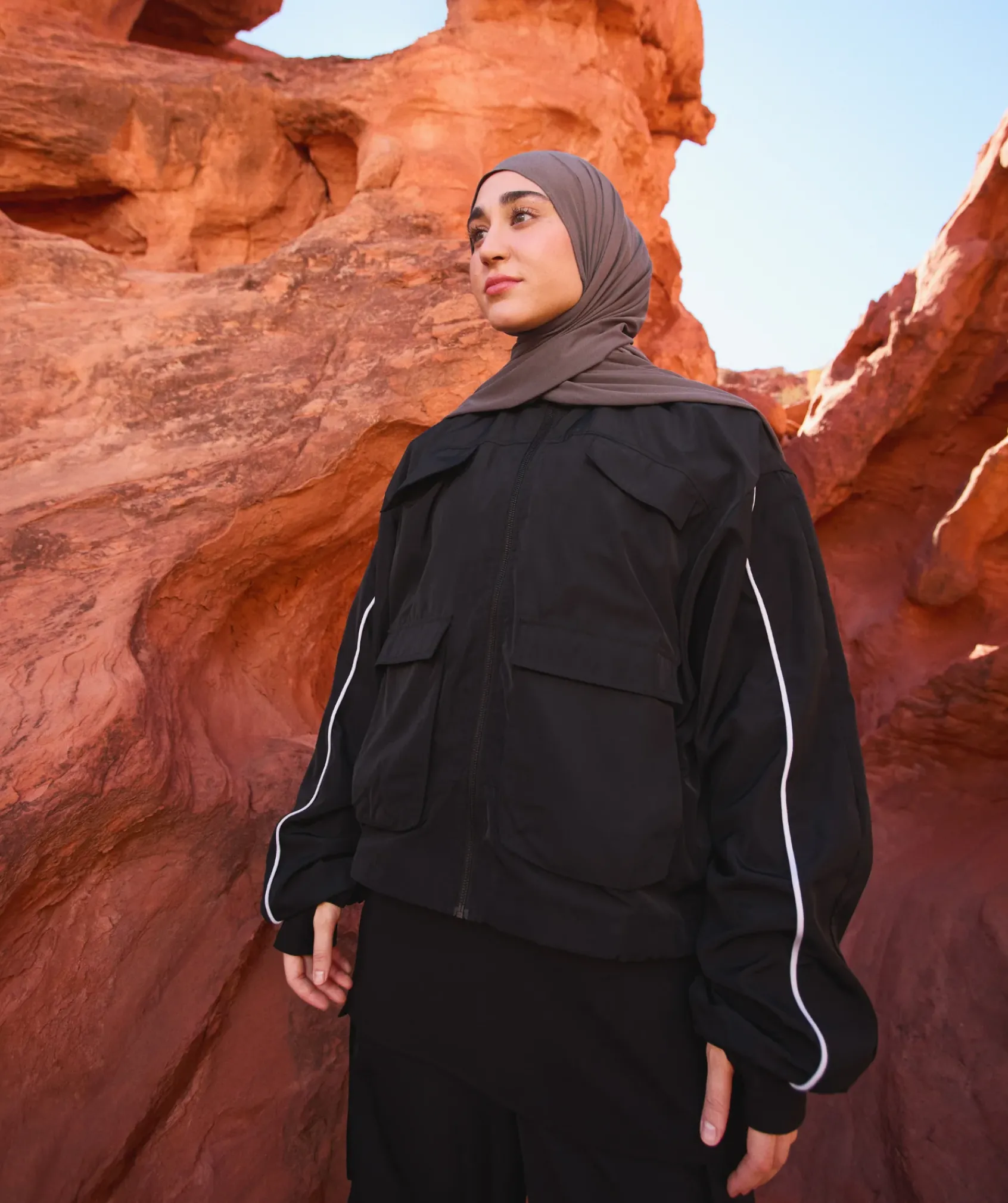 DAMES Gymshark Bedekkende Sportkleding|Sportjacks*GS x Leana Deeb Woven Jacket