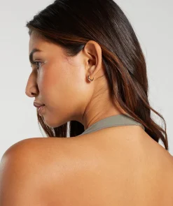 DAMES Gymshark Croptops|T-shirts*Halter Neck Cami with Shelf