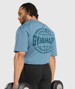Heren Gymshark T-shirts*Heavy Duty Apparel T-Shirt