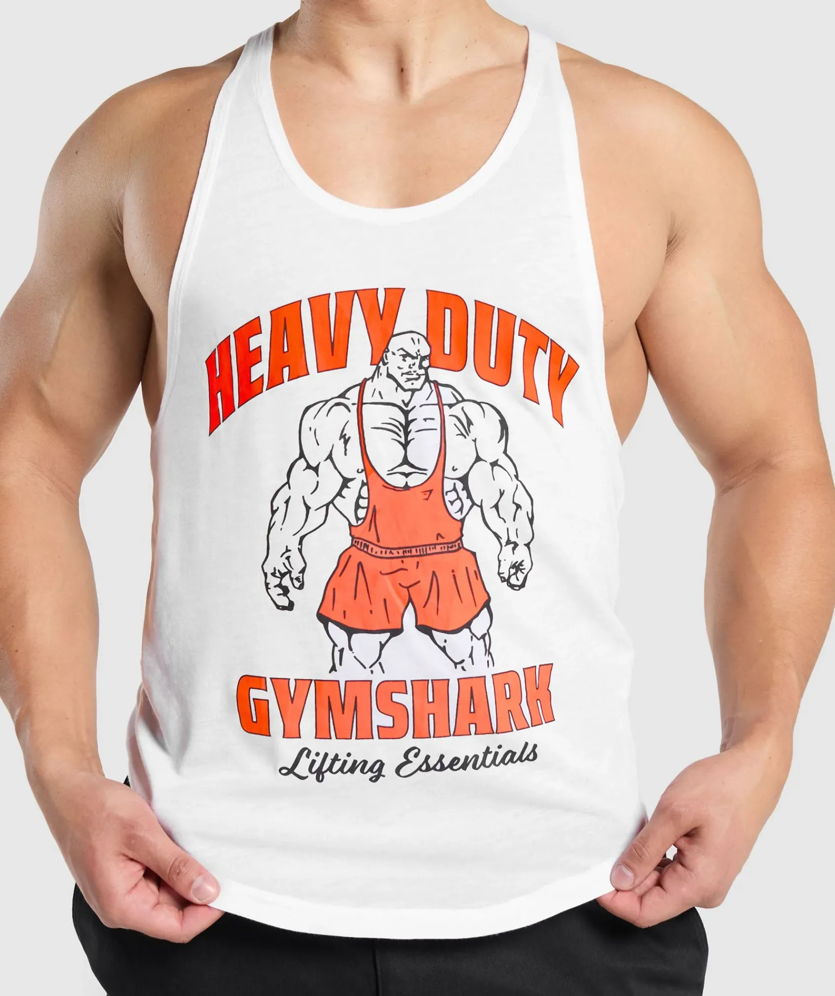Heren Gymshark Stringers*Heavy Duty Lifter Stringer
